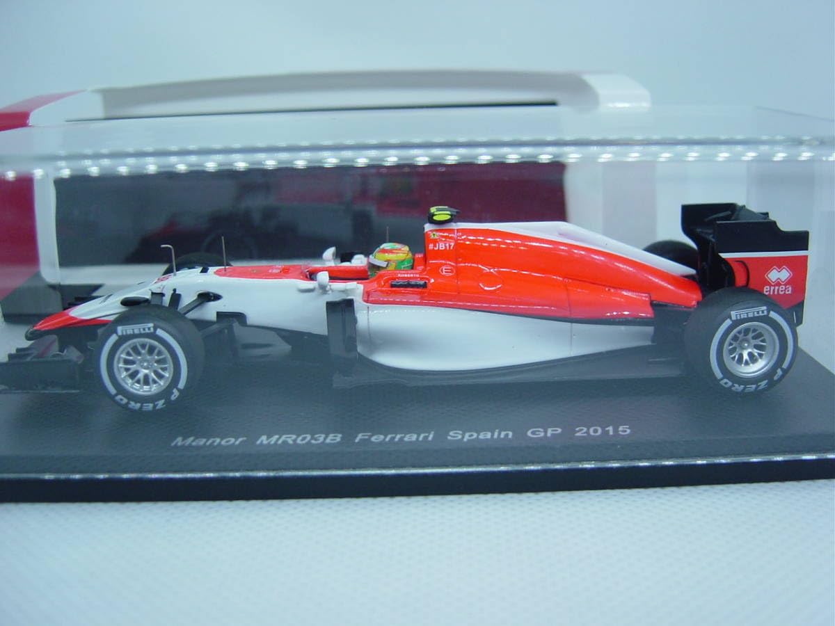 Amazon | spark 1/43 Manor MR03B F1 Spain GP 2015#98 Roberto
